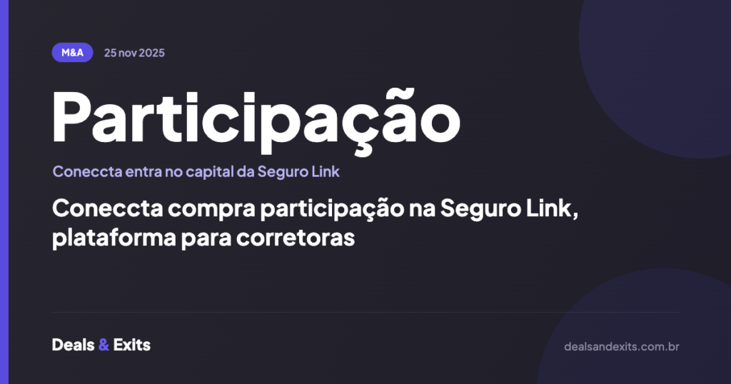 Coneccta compra participação na Seguro Link, plataforma para corretoras