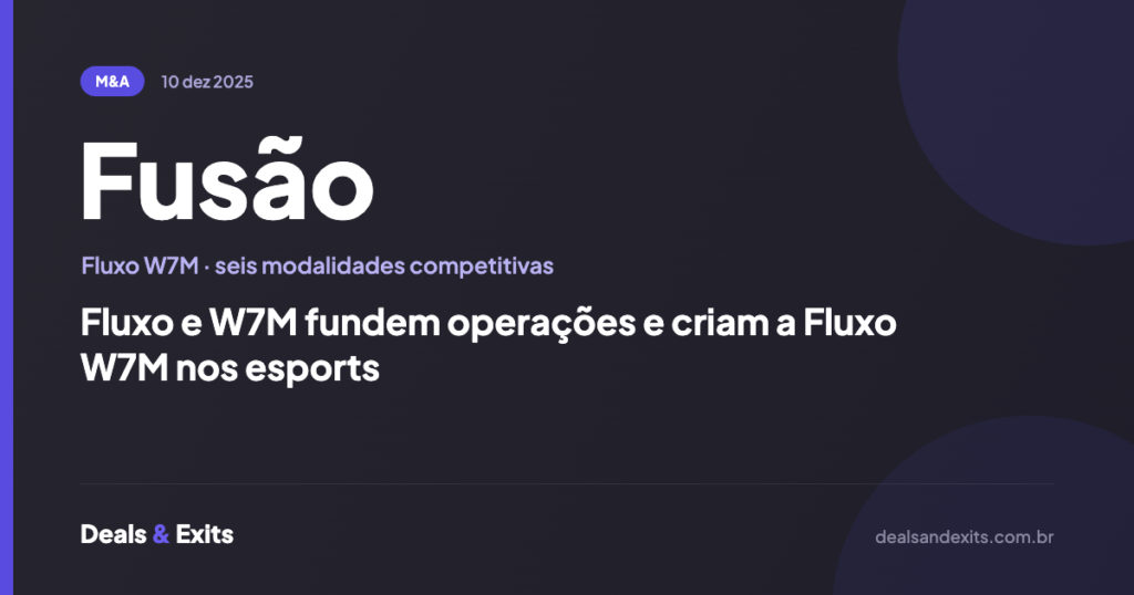 Fluxo e W7M fundem operações e criam a Fluxo W7M nos esports