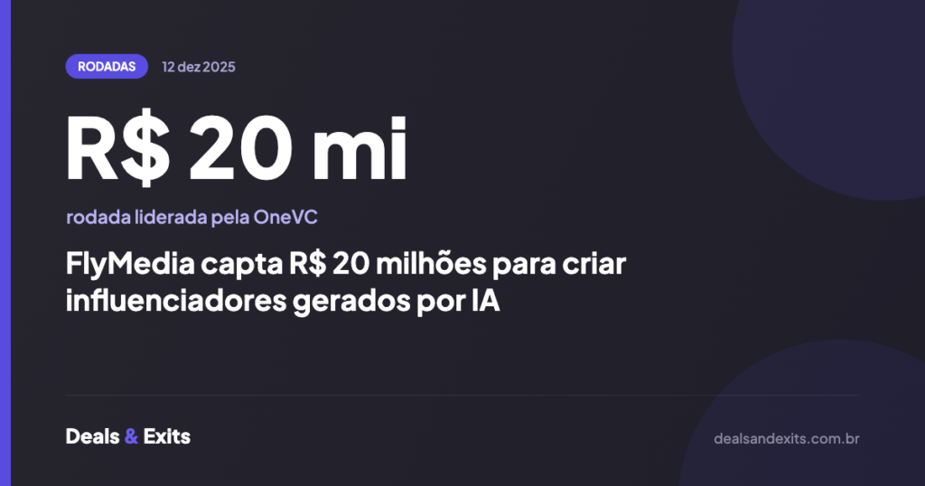 FlyMedia capta R$ 20 milhões para criar influenciadores gerados por IA