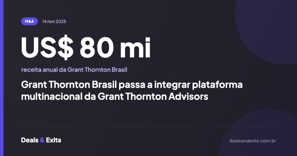 Grant Thornton Brasil passa a integrar plataforma multinacional da Grant Thornton Advisors