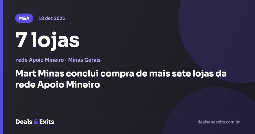 Mart Minas conclui compra de mais sete lojas da rede Apoio Mineiro