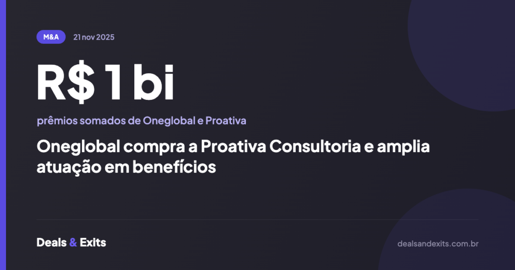 Oneglobal compra a Proativa Consultoria e amplia atuação em benefícios