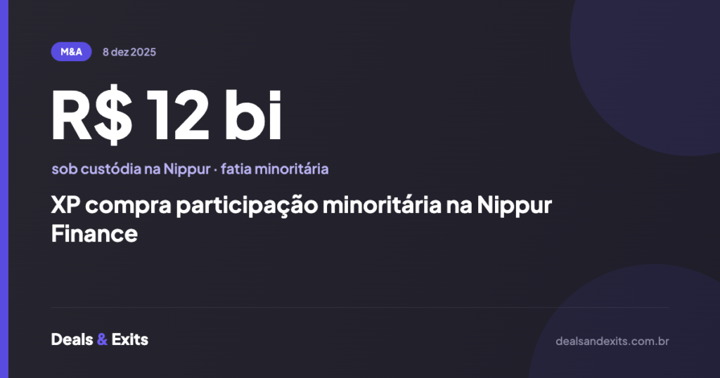 XP compra participação minoritária na Nippur Finance